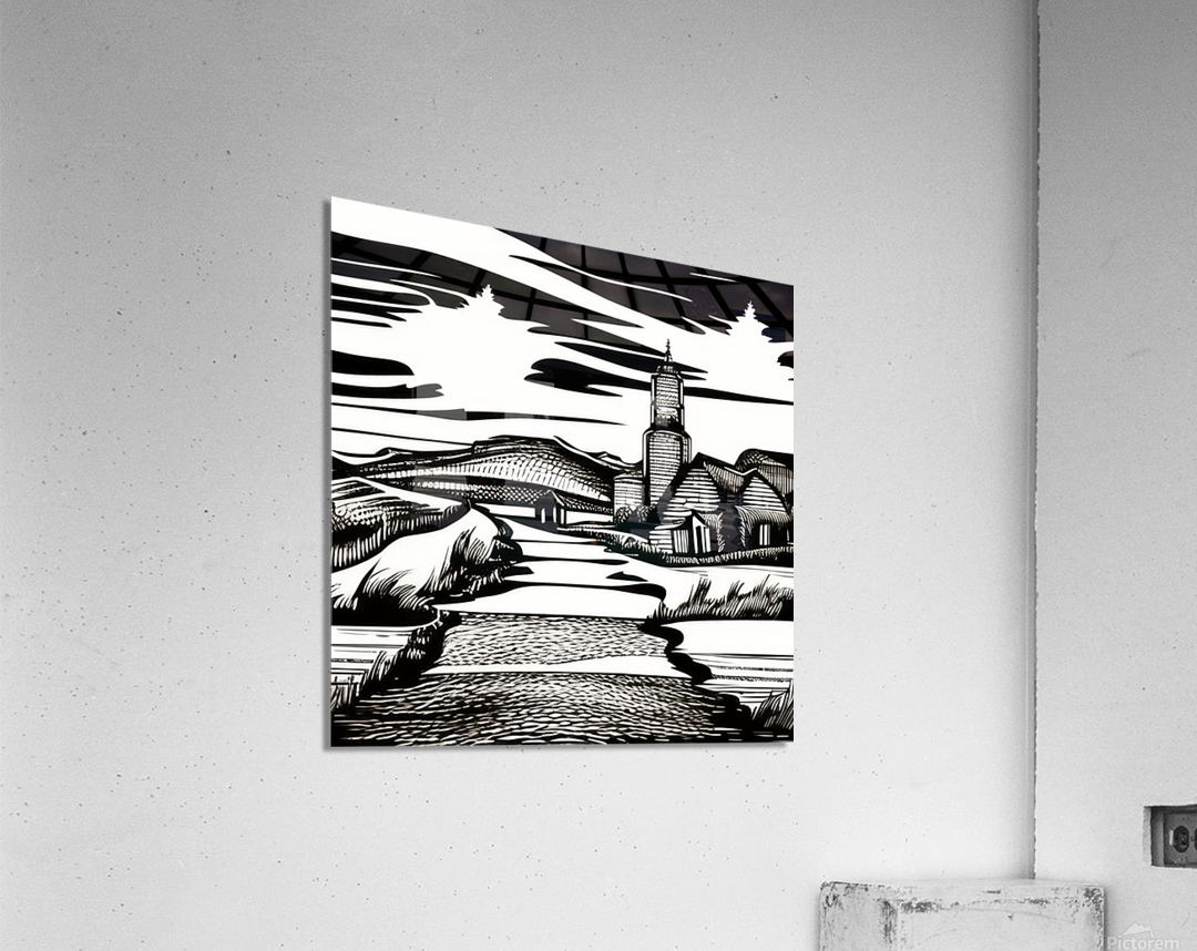 The Farm House. Acrylic Print