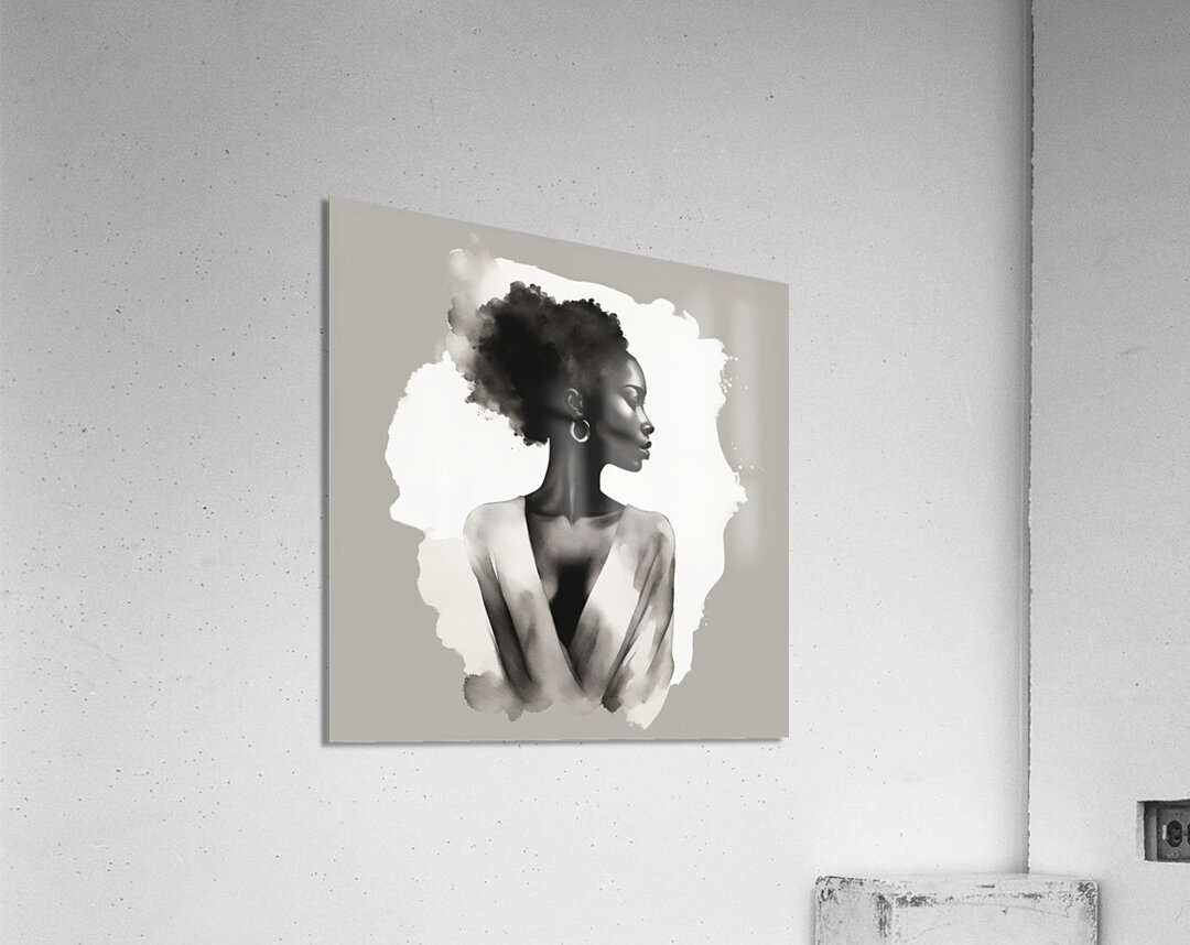 Silhouette of Strength Collection 1 - The Artful Mane 31 Acrylic Print