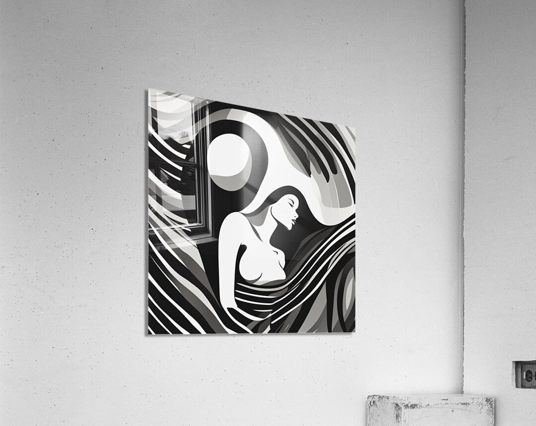 Silhouette of Strength Collection 1 - The Artful Mane 38 Acrylic Print