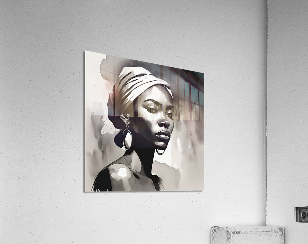 Silhouette of Strength Collection 1 - The Artful Mane 44 Acrylic Print