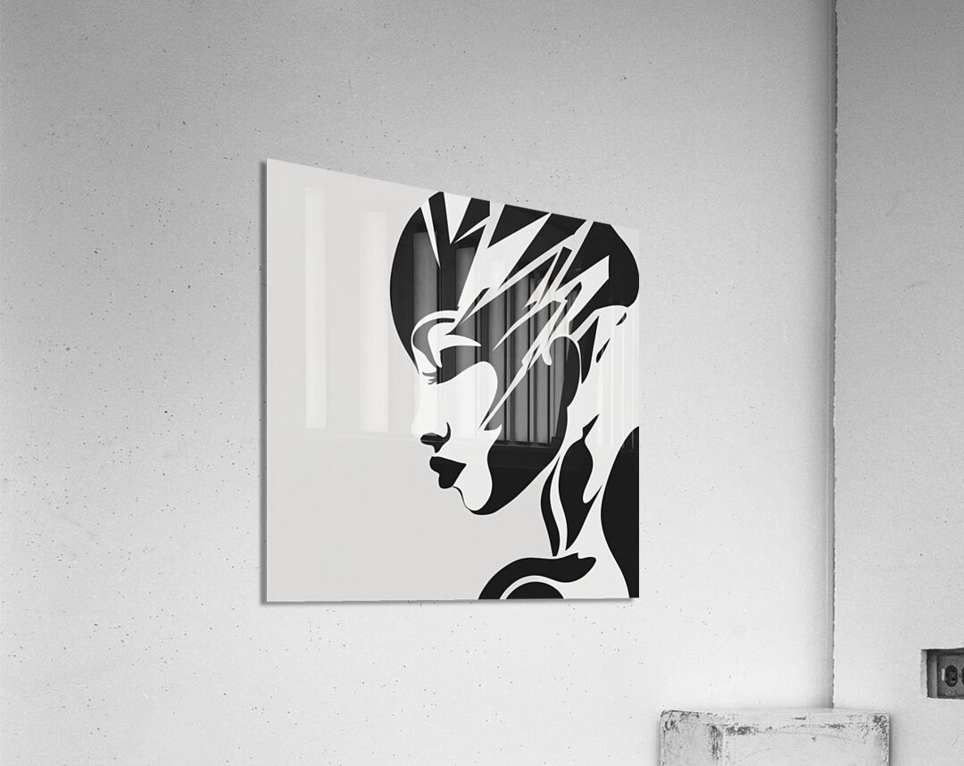 Silhouette of Strength Collection 1 - The Artful Mane 51 Acrylic Print