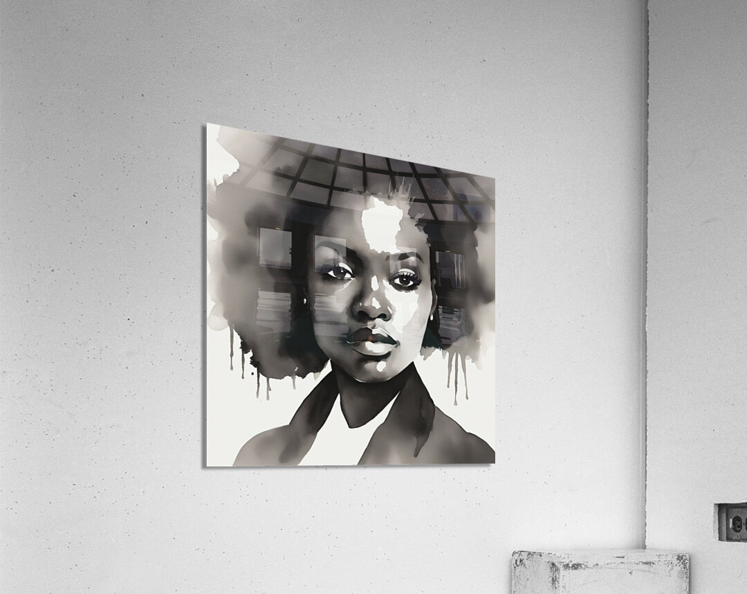 Silhouette of Strength Collection 1 - The Artful Mane 57 Acrylic Print