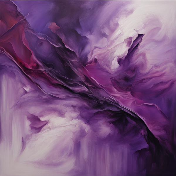 The Purle Aurora 5 Print