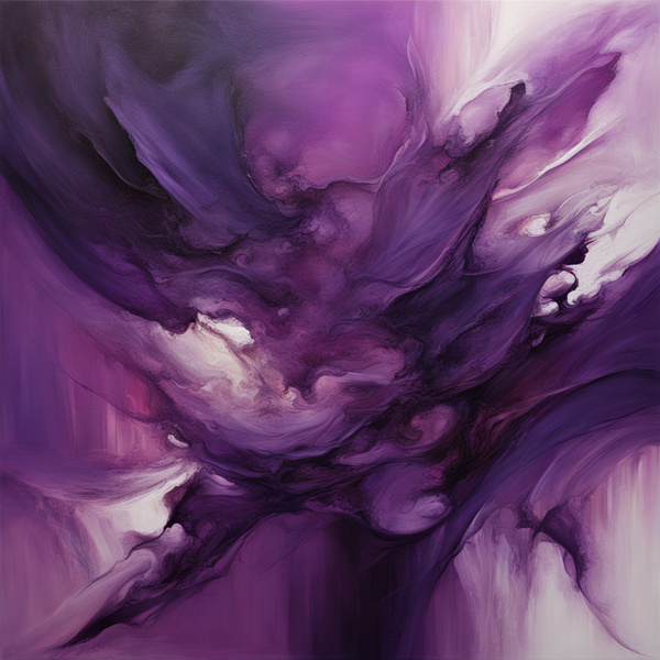 The Purle Aurora 4 Print