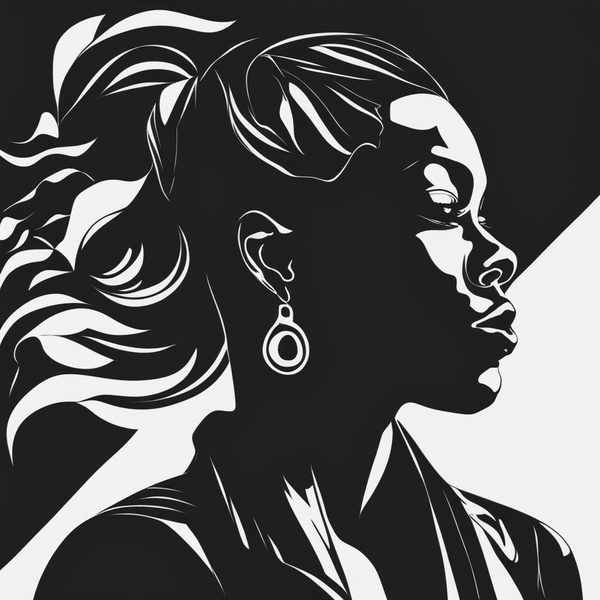 Silhouette of Strength Collection 1 - The Artful Mane 46 Print