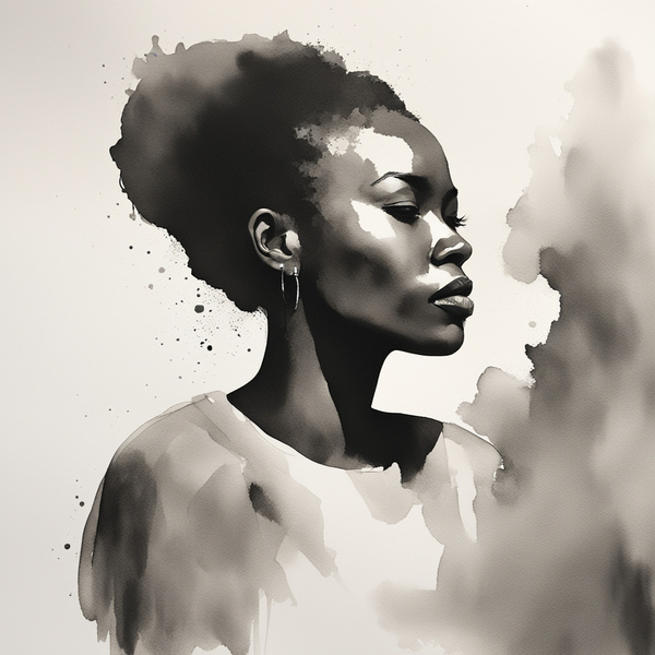 Silhouette of Strength Collection 1 - The Artful Mane 30  Print