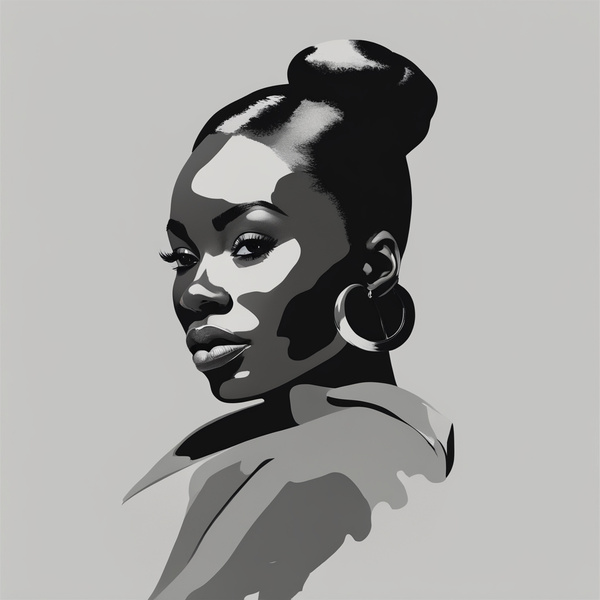 Silhouette of Strength Collection 2 - The Artful Mane 6 Print