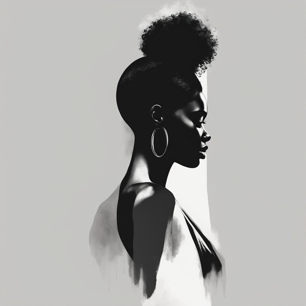 Silhouette of Strength Collection 2 - The Artful Mane 13 Print