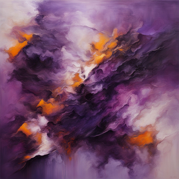 The Purle Aurora 3 Print