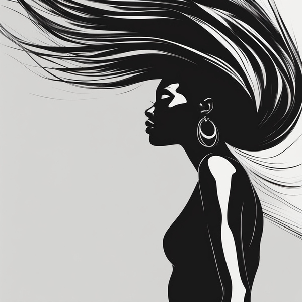 Silhouette of Strength Collection 1 - The Artful Mane 62 Print