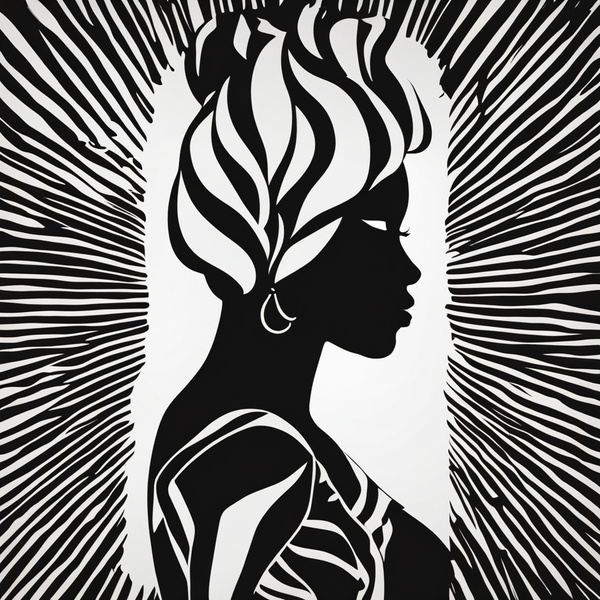 Silhouette of Strength Collection 1 - The Artful Mane 39 Print