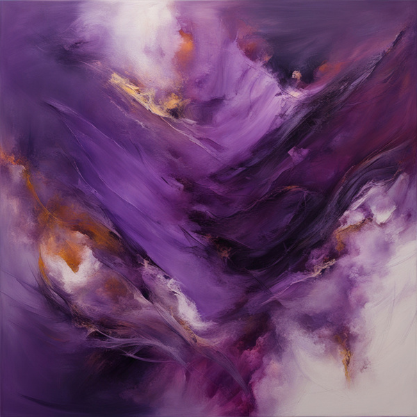 The Purle Aurora 9 Print