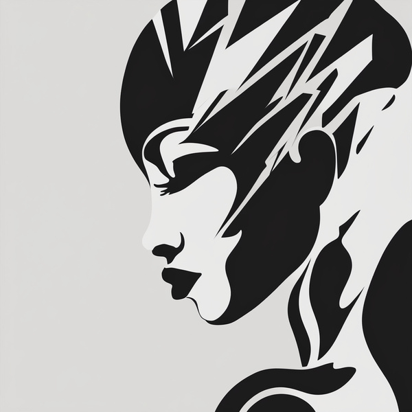 Silhouette of Strength Collection 1 - The Artful Mane 51 Print