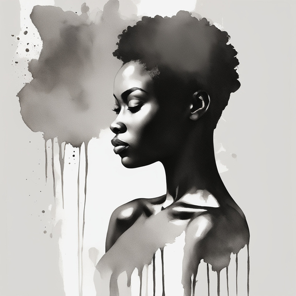 Silhouette of Strength Collection 1 - The Artful Mane 27 Print