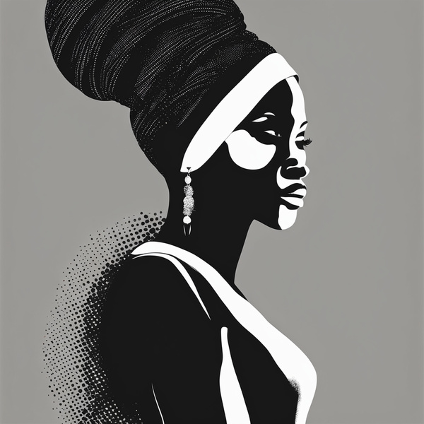 Silhouette of Strength Collection 1 - The Artful Mane 35 Print