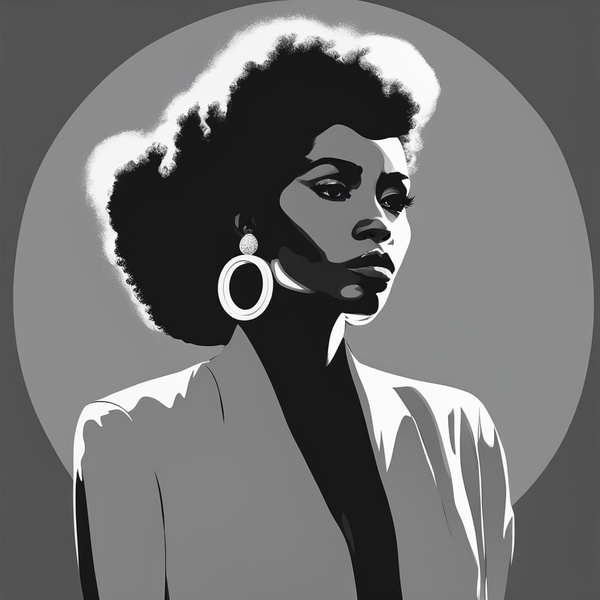 Silhouette of Strength Collection 1 - The Artful Mane 24 Print