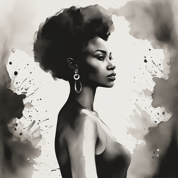 Silhouette of Strength Collection 1 - The Artful Mane 32 Print