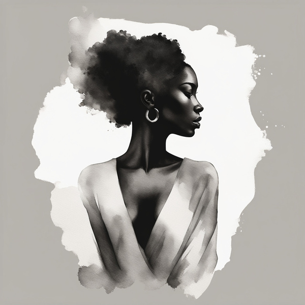 Silhouette of Strength Collection 1 - The Artful Mane 31 Digital Download