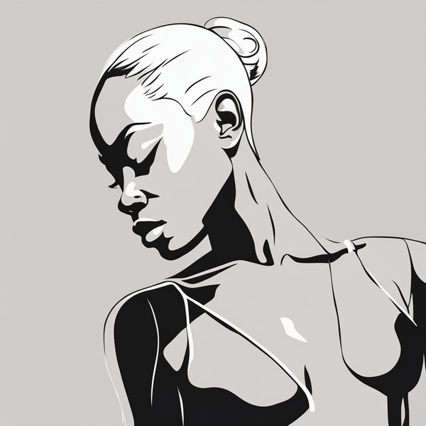 Silhouette of Strength Collection 1 - The Artful Mane 45 Print