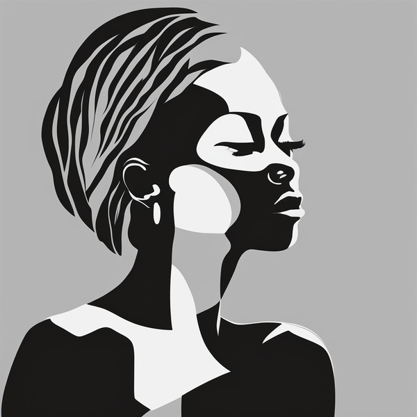 Silhouette of Strength Collection 1 - The Artful Mane 52 Print