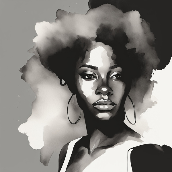 Silhouette of Strength Collection 1 - The Artful Mane 67 Digital Download