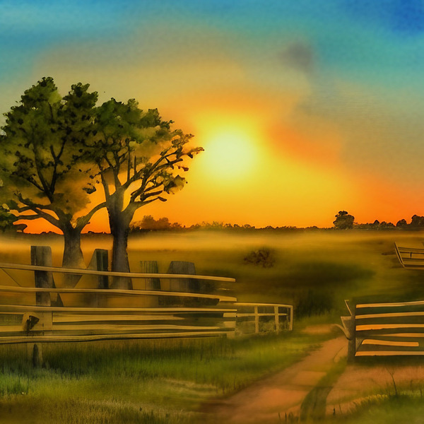 A Day of Reflection Print