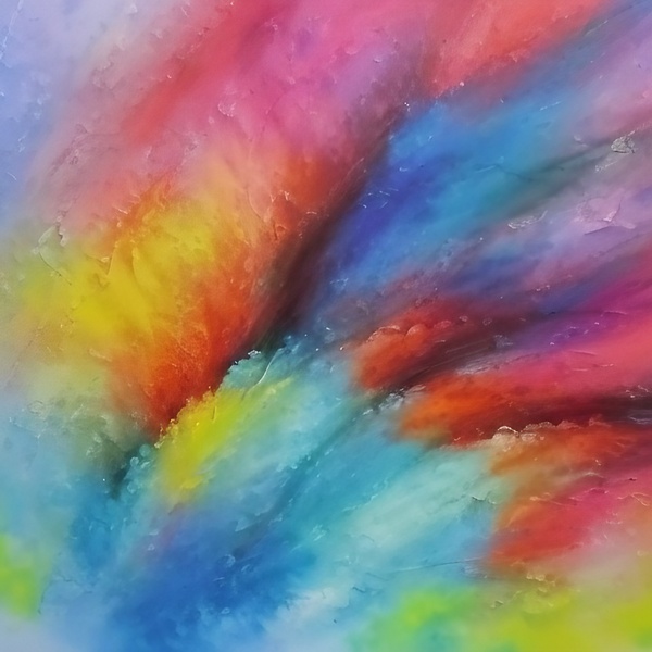 Delicate Pastels. Abstract  Print