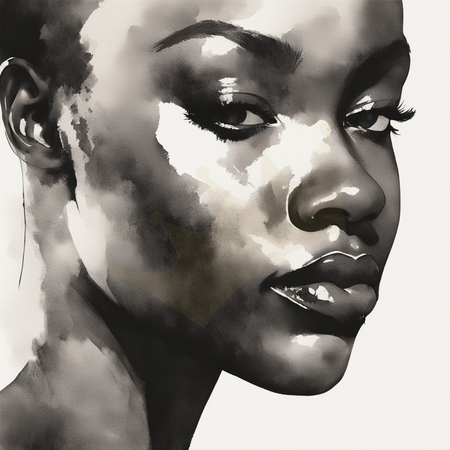 Silhouette of Strength Collection 1 - The Artful Mane 14  Print