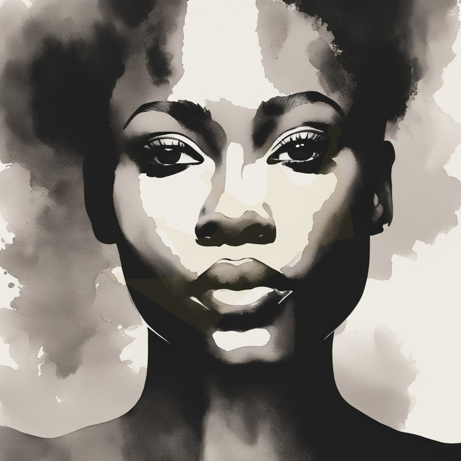 Silhouette of Strength Collection 1 - The Artful Mane 10  Print