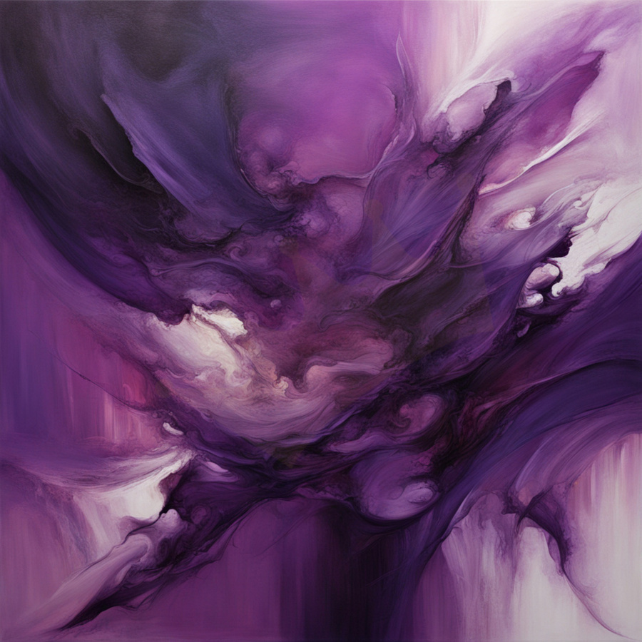 The Purle Aurora 4  Print