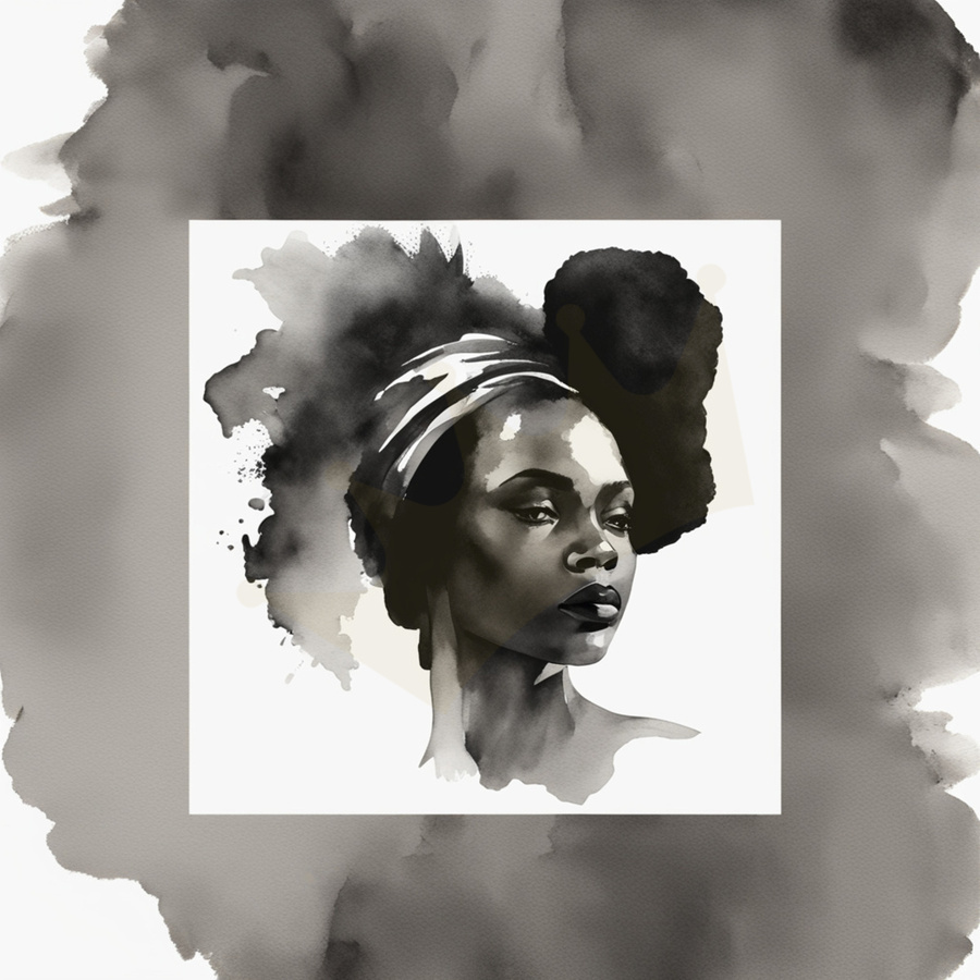 Silhouette of Strength Collection 1 - The Artful Mane 36  Print