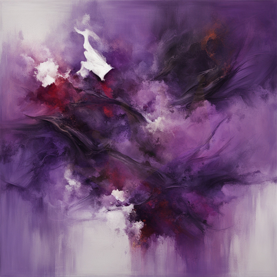 The Purle Aurora 2  Print