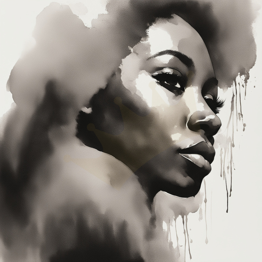 Silhouette of Strength Collection 1 - The Artful Mane 53  Print