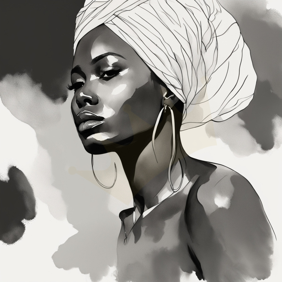 Silhouette of Strength Collection 1 - The Artful Mane 22  Print