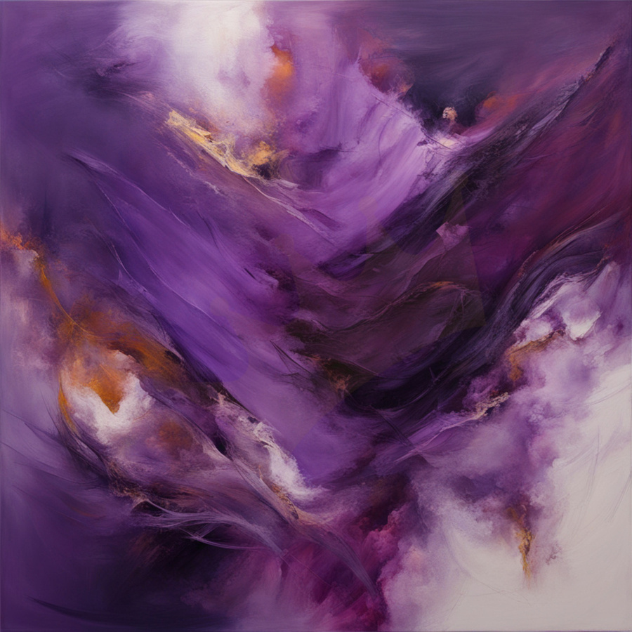 The Purle Aurora 9  Print