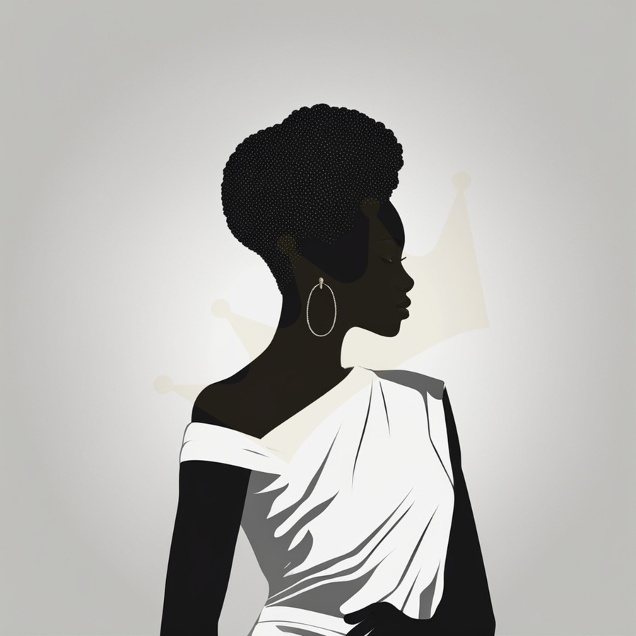 Silhouette of Strength Collection 1 - The Artful Mane 9  Print