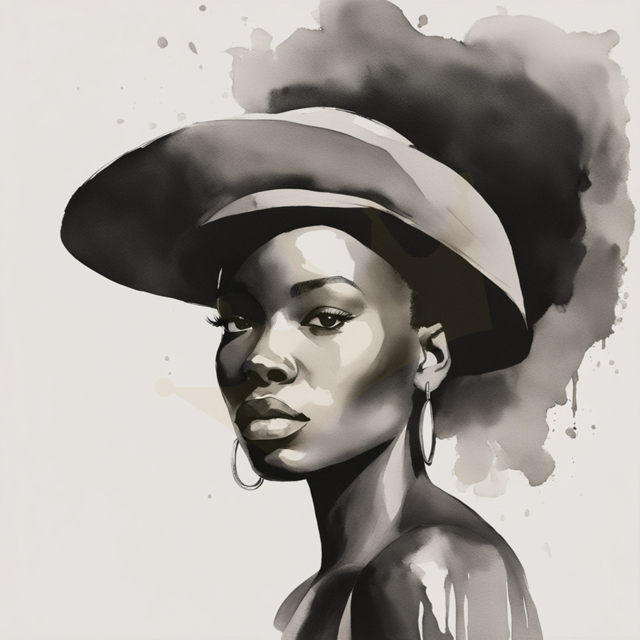 Silhouette of Strength Collection 1 - The Artful Mane 17  Print