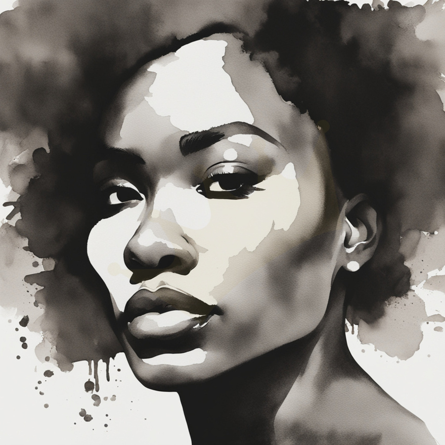 Silhouette of Strength Collection 1 - The Artful Mane 42  Print