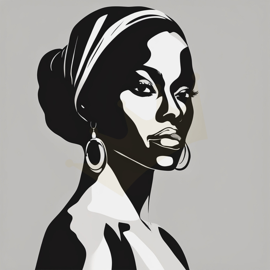 Silhouette of Strength Collection 1 - The Artful Mane 15  Imprimer