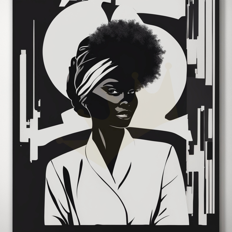 Silhouette of Strength Collection 1 - The Artful Mane 54  Print