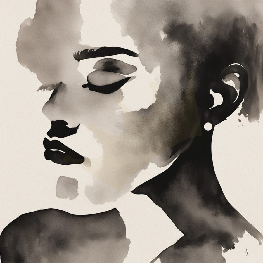 Silhouette of Strength Collection 1 - The Artful Mane 37  Print