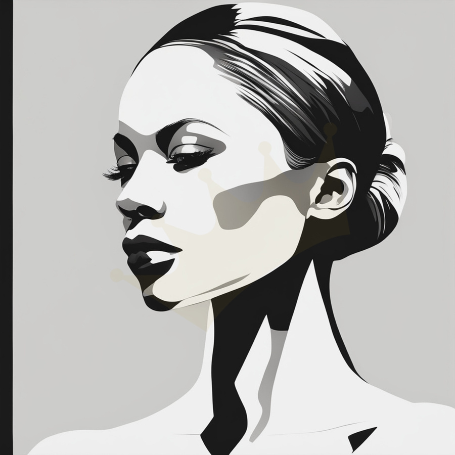 Silhouette of Strength Collection 1 - The Artful Mane 47  Print