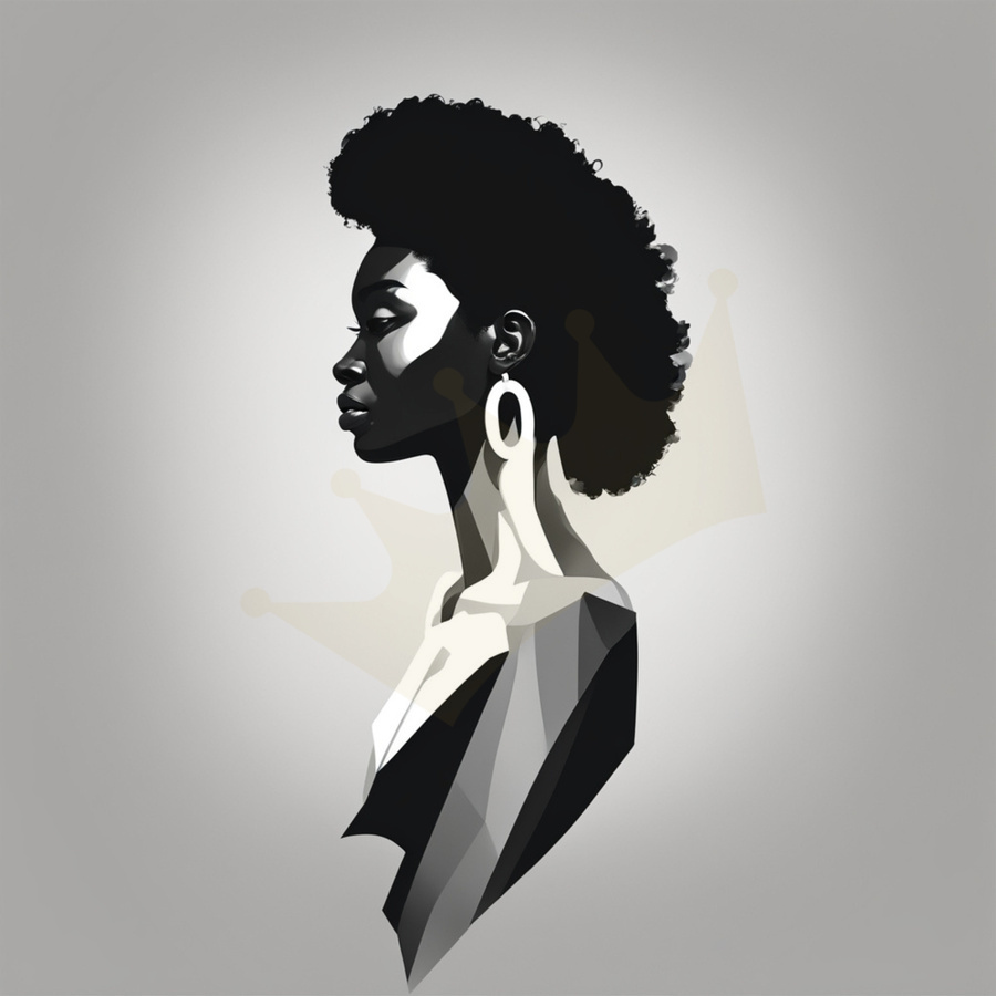 Silhouette of Strength Collection 1 - The Artful Mane 59  Print