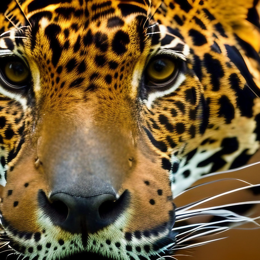 Determined. Tiger Eyes.  Print