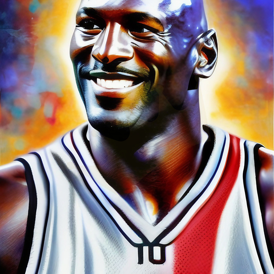 Michael Jordan  - The G.O.A.T | The Icon  Print