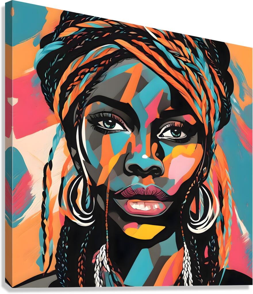 Chromatic Empress 4  Canvas Print