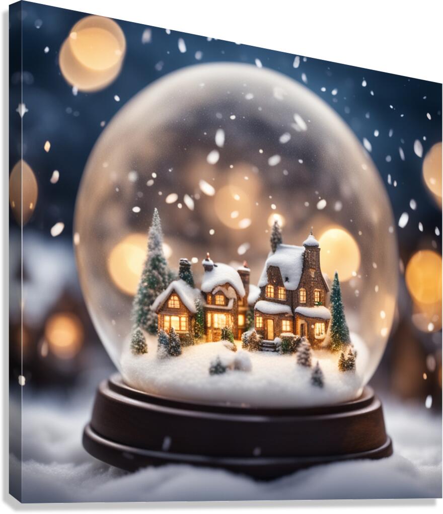 Winter Wonderland & Christmas Celebration 6  Canvas Print