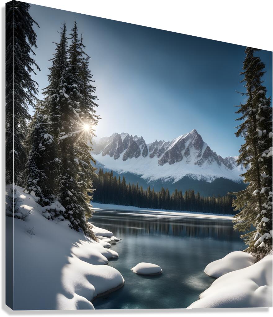 Winter Wonderland & Christmas Celebration 14 Canvas Print