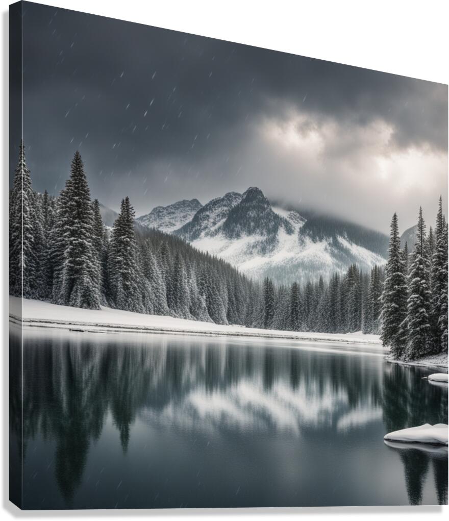 Winter Wonderland & Christmas Celebration 25 Canvas Print