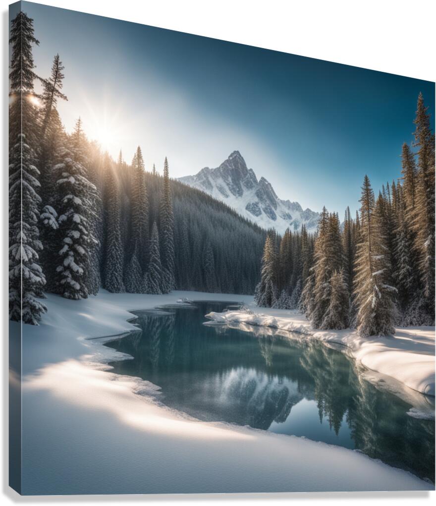 Winter Wonderland & Christmas Celebration 33 Canvas Print